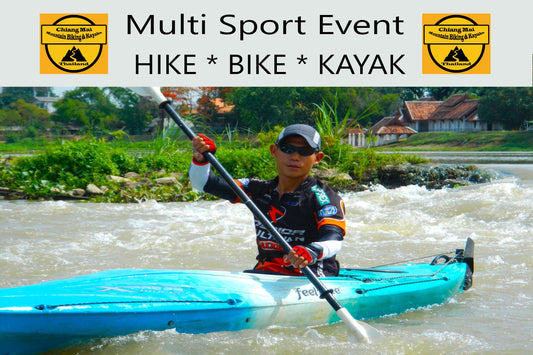 #M1  Chiang Mai Triathalon, Hike,Bike,Kayak  2700฿